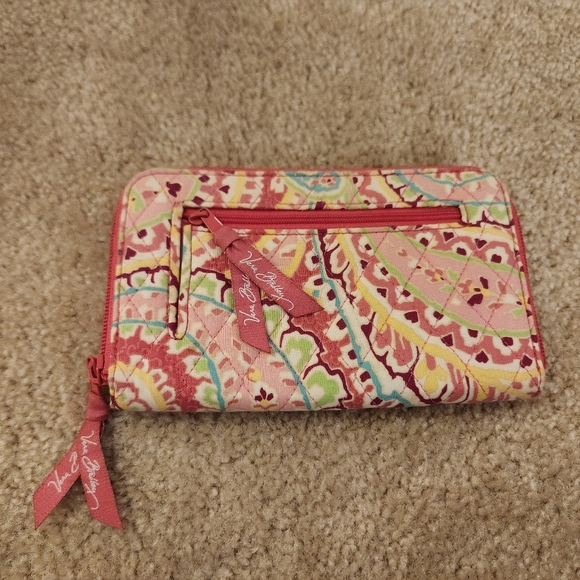 Vera Bradley Handbags - Vera Bradley Capri Melon Zip Around Travel Organizer Wallet  #O